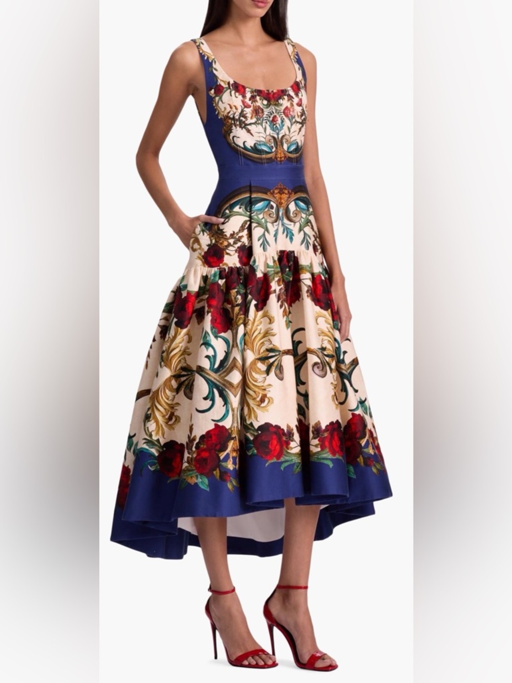 Alice + Olivia Diana Floral Bustier Cocktail Dress. Size 2 - Picture 2 of 9